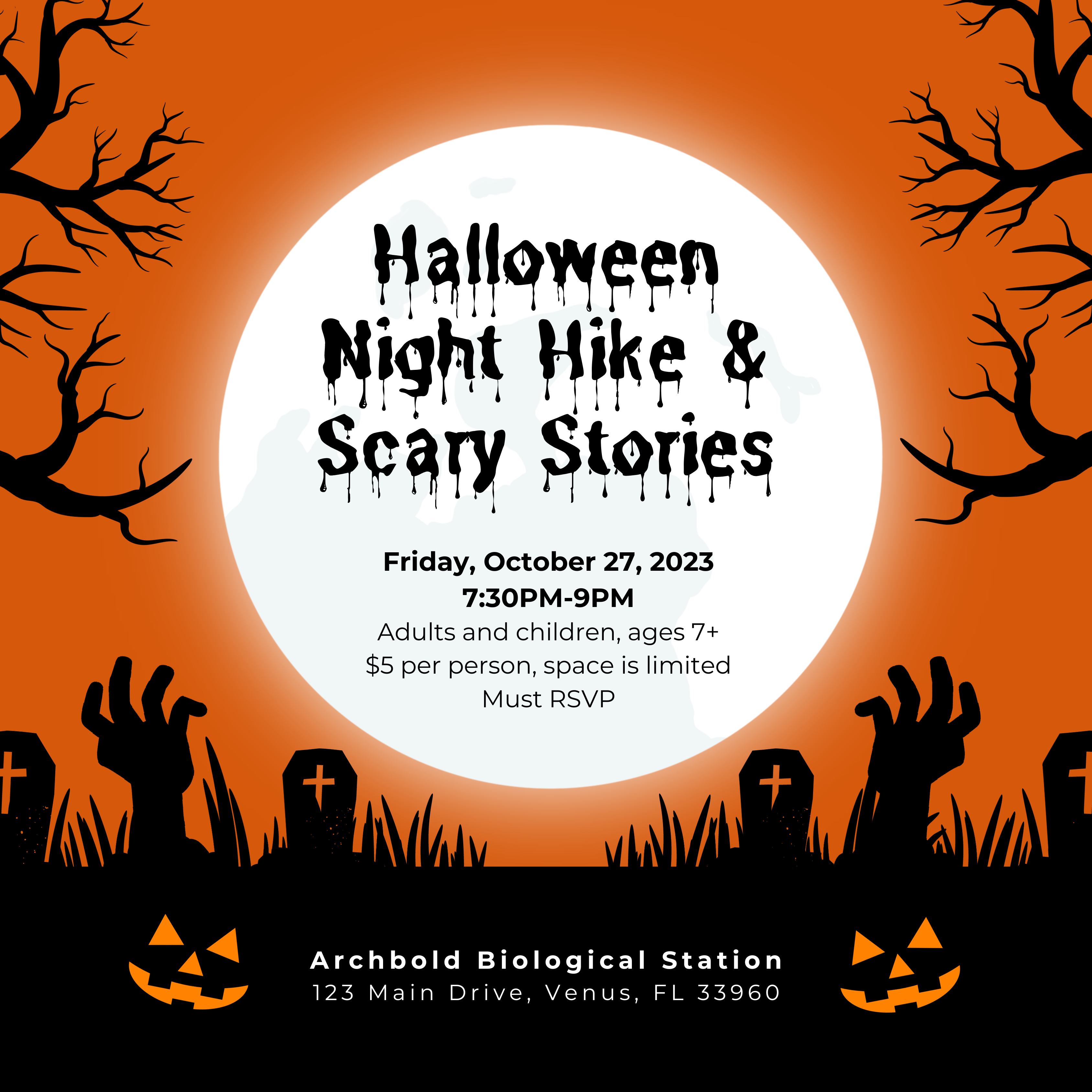 Halloween Night Hike & Scary Stories