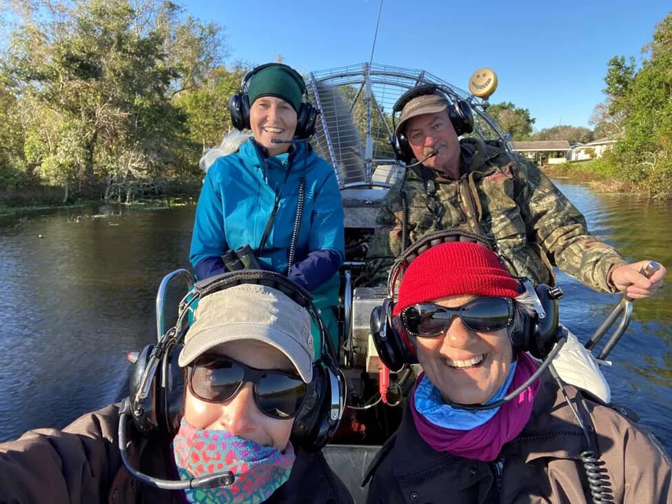 week 283 christmas bird count selfie sandra sneckenberger